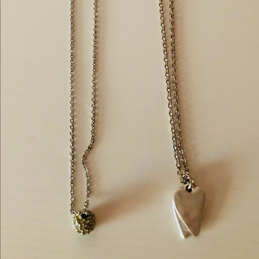Chloe + Isabel Silver Take Heart Necklace